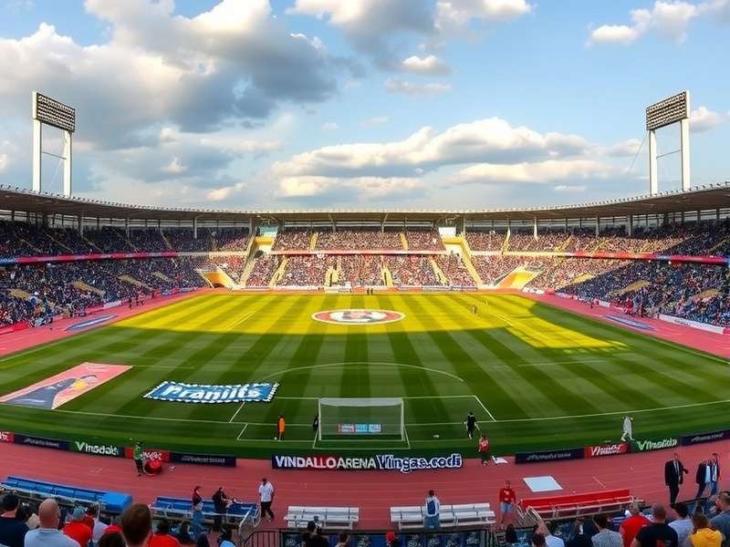 Vindaloo Sports Arena gameplay showing multiple sports events in a vibrant arena